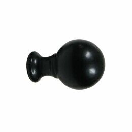 	Bolknop 28mm mat zwart