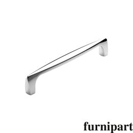 Greep Snap 14x160x170mm Glimmend chroom