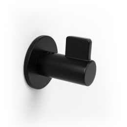 Haak Mano Ø-50mm H-54mm Mat zwart