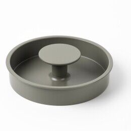 Knop Dipo 70x74x13mm mos grijs