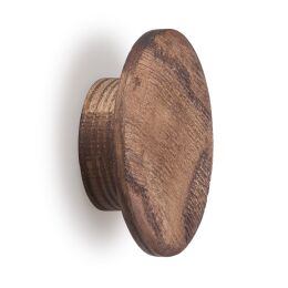 Knop echo 60x22mm hout mat bruin