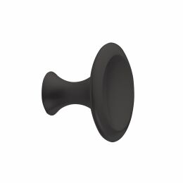 Knop Ø 42mm H-32mm Mat zwart