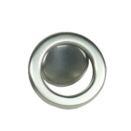 Knop ring Ø 60mm boorafstand 32mm RVS look