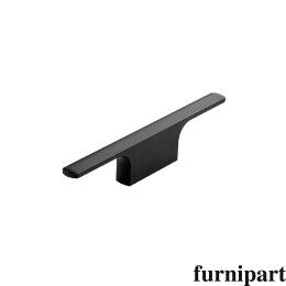 Knop Tau 32x126mm Mat zwart geborsteld