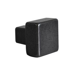 Knop Telfort 30mm zwart ijzer