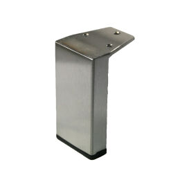 Platte poot 20x50mm H-150mm RVS