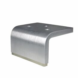 	Poot 10x100 alu geborsteld