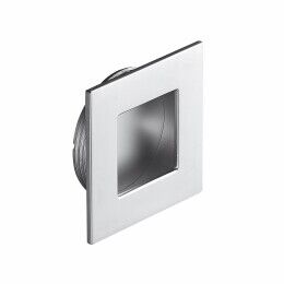 Vierkante infreesgreep 70x70X10mm RVS look