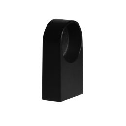 Voetje tbv greep Viking 22mm mat zwart