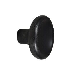 Vulcan knop Ø 35mm H-21mm oud zwart dgh