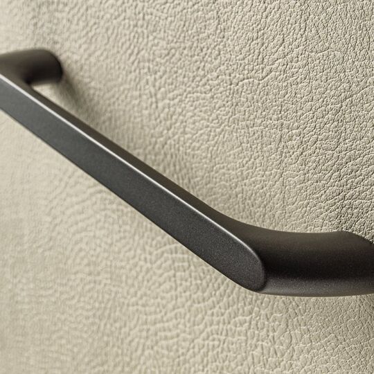 Greep afgerond 11x160x182mm Antraciet