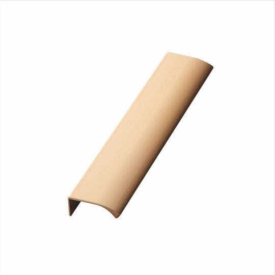 Greep Edge Straight Messing geborsteld  leverbaar in 3 lengte maten