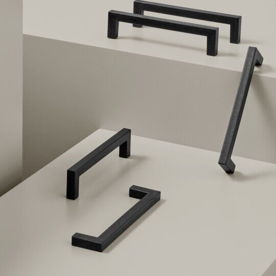 Greep Oceaan 10x128x138mm Zwart gerecycled