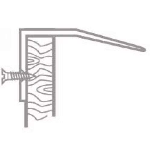 Greep profiel boog RVS Look