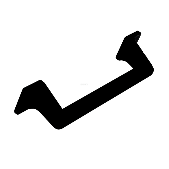 Greep ship 13x128X165mm mat zwart