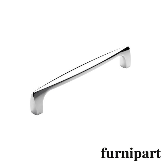 Greep Snap 14x160x170mm Glimmend chroom