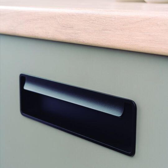 Infreesgreep Fold 174x128x46mm zwart