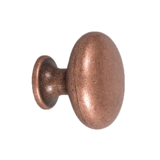 Knop Hertog Ø31mm H-25mm Antiek koper