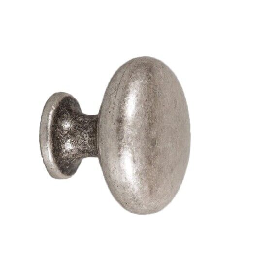 Knop Hertog Ø31mm H-25mm Oud zilver