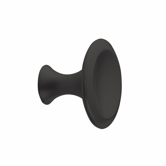 Knop Ø 42mm H-32mm Mat zwart
