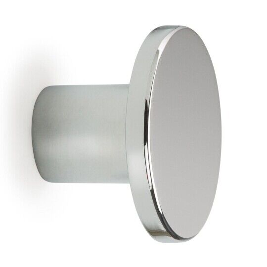 Knop paddenstoel 26X18mm glimmend chroom