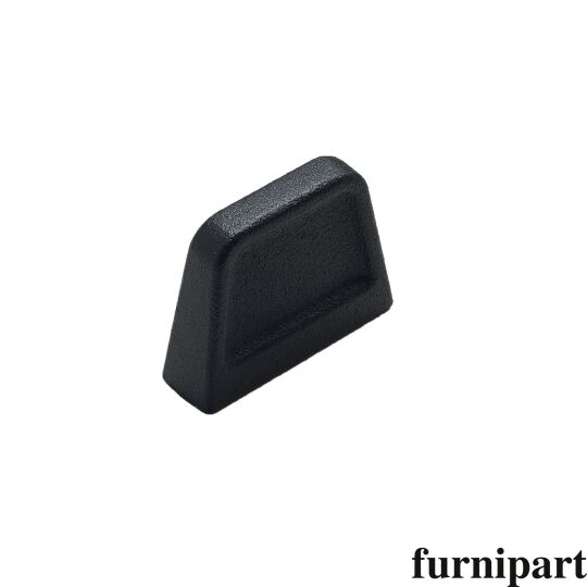 Knop Pago 44x13x32mm oud zwart