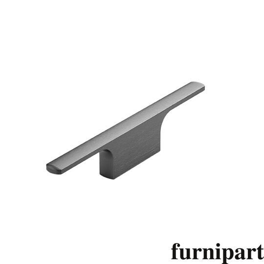 Knop Tau 32x126mm Antraciet geborsteld