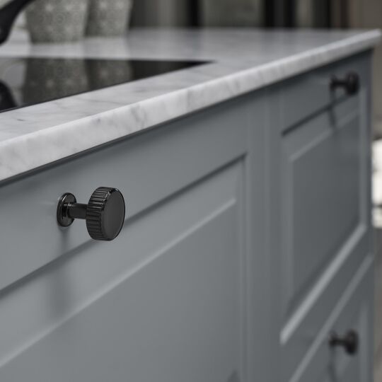 antraciet keuken deur knoppen