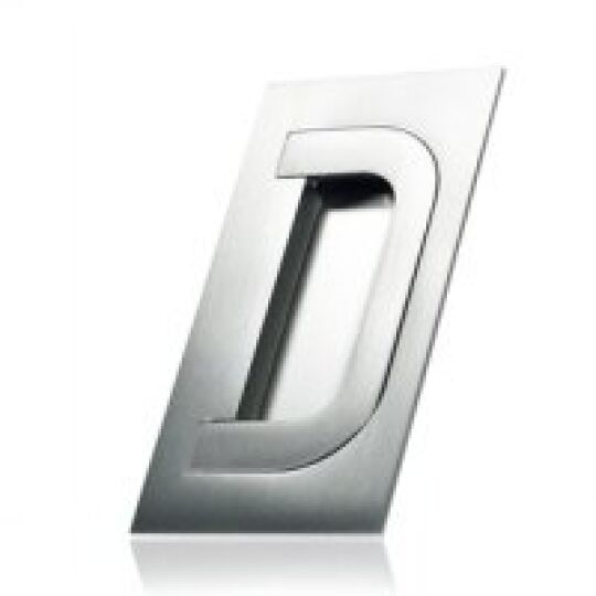 Luikring rechthoek 43X64X80mm RVS-look