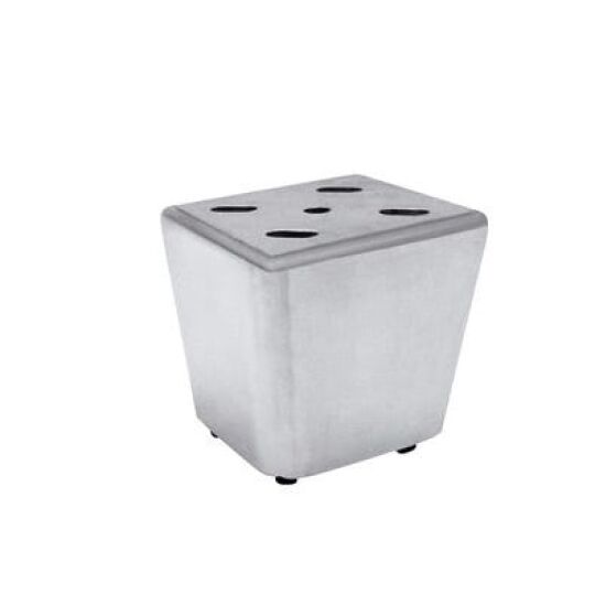 Meubelpoot 100mm geborsteld plaat