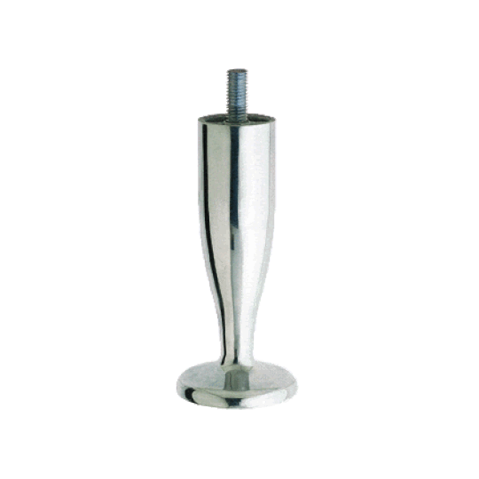 Meubelpoot 130mm gepolijst