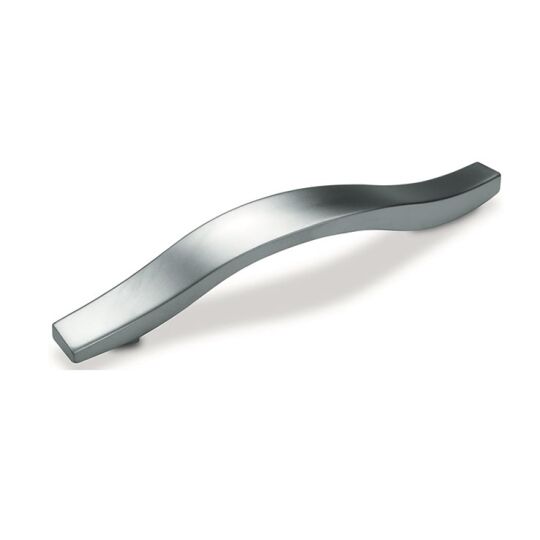 Mundaka wave greep 22X128X176mm mat nikkel