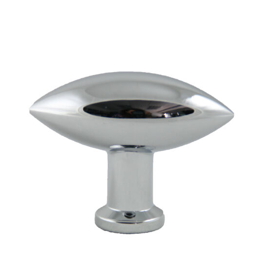 Naarden knop hoogglans chroom