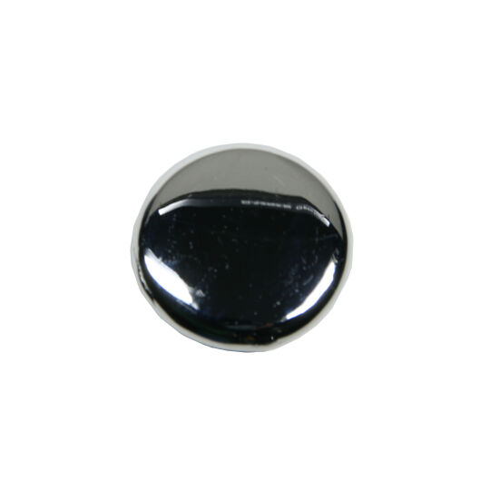 Paddestoelknop 32mm H-24mm hoogglans chroom