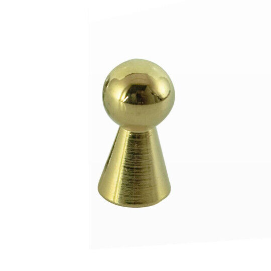	Pion knop 12mm gl. goud