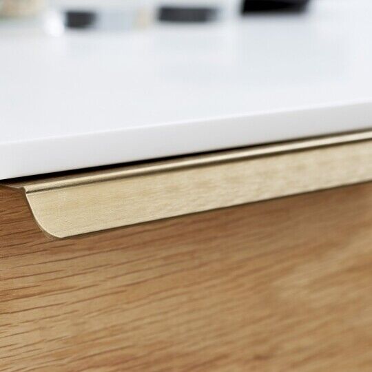 Profiel Detail Messing geborsteld leverbaar in 2 lengte maten