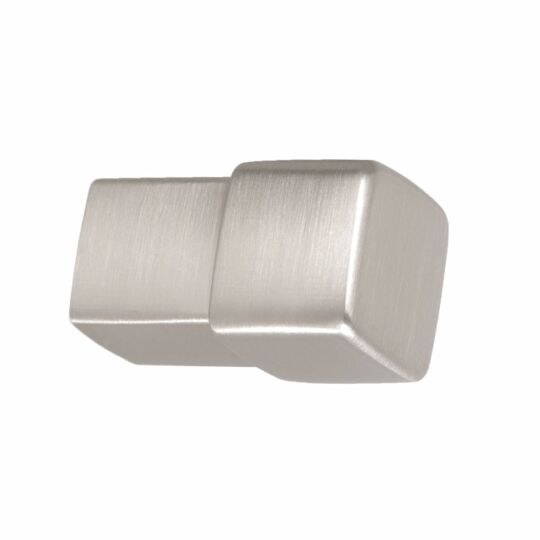 Vierkante Knop 15x15x25mm RVS look